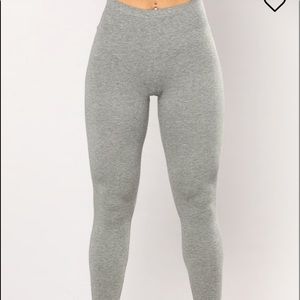 fashionnova essential grey leggings